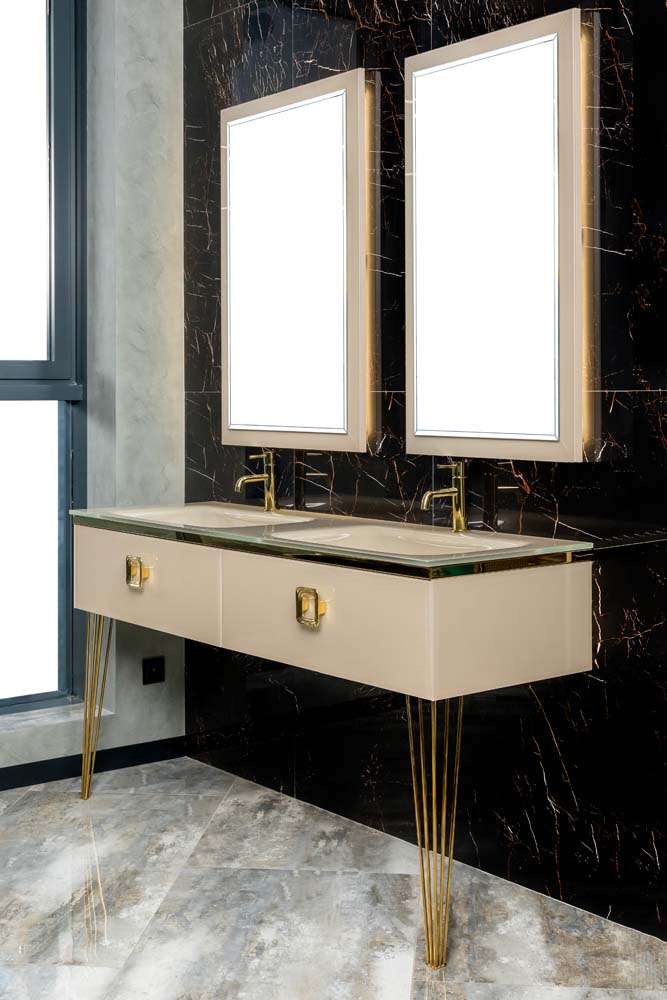 Подстолье LUCIDO 140см Золото