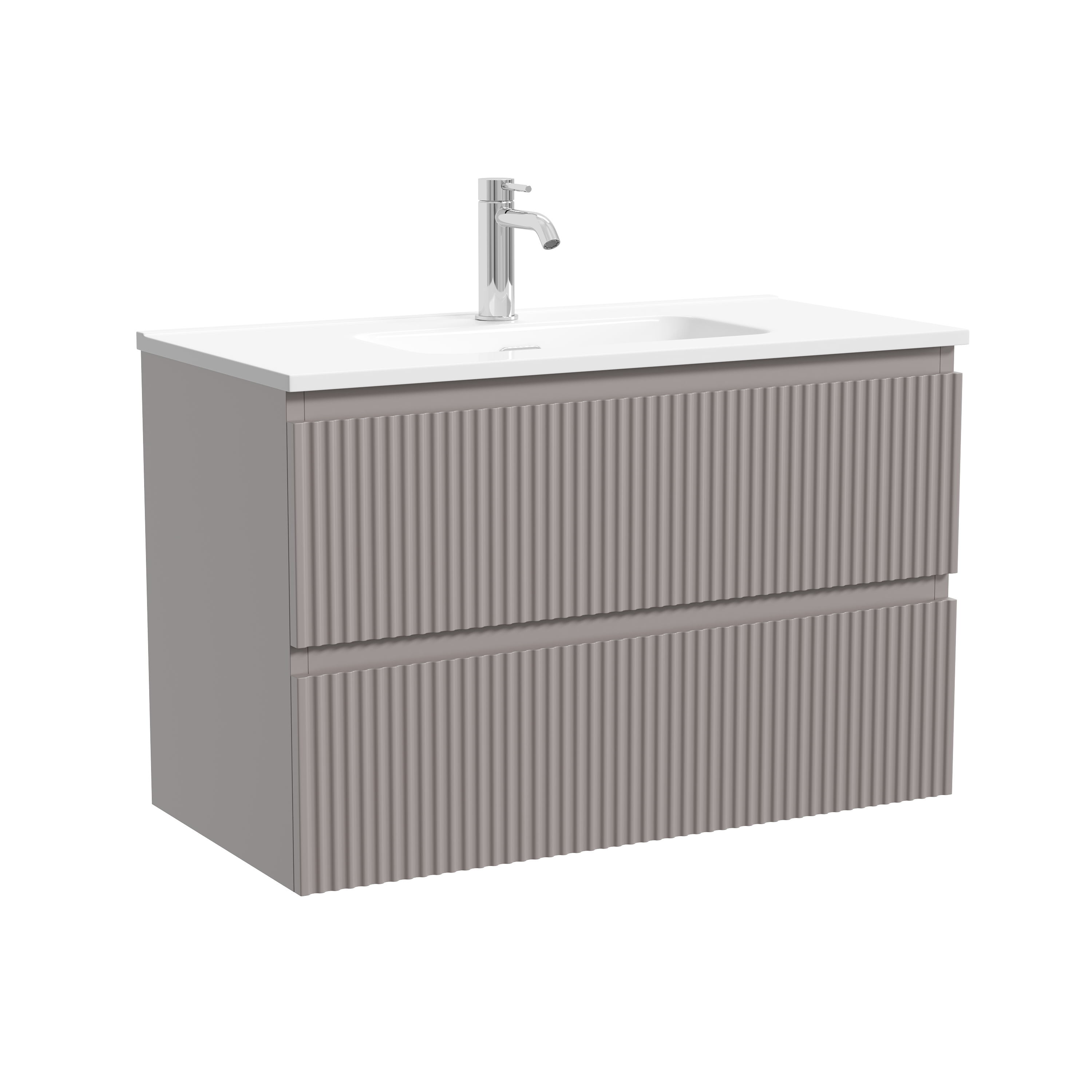 Тумба подвесная SANCOS Snob R 790х390х500, c двумя ящиками оснащенными доводчиками, Doha Soft, арт.SNR80/39SM