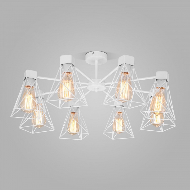 Люстра на штанге Eurosvet Trappola 70107/8 белый