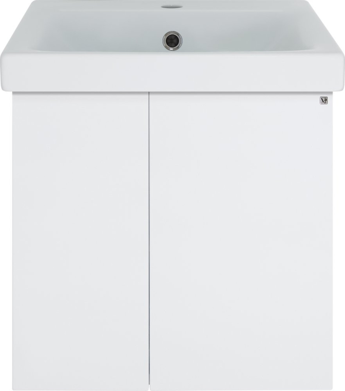 Тумба с раковиной Misty Лира 50 подвесная (Пр-Лир06050-50По+S-UM-MOD50/1)