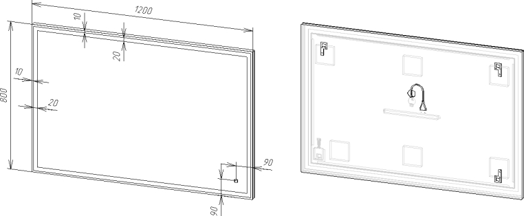 Мебель для ванной Stworki Берген 60 серая с темной столешницей 122, раковина BOCCHI Vessel черная, R