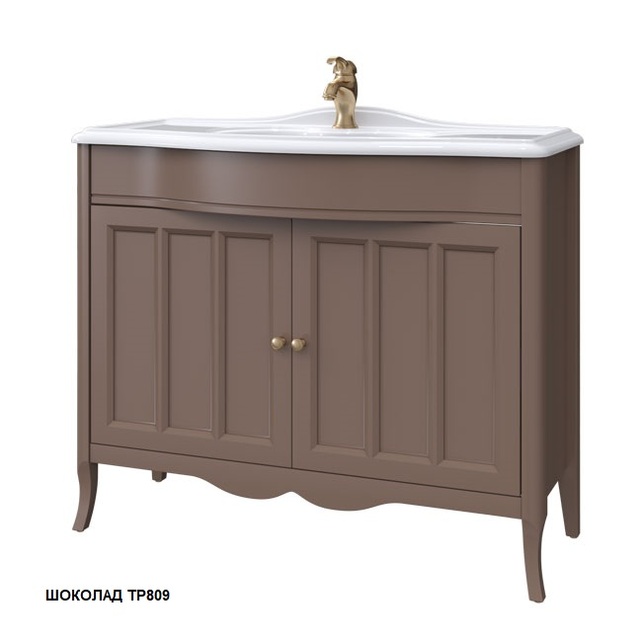 Тумба под раковину Caprigo Marsel 100 см шоколад 33814-TP809
