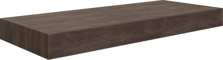 Мебель для ванной Stworki Ольборг 120 столешница дуб карпентер, без отверстий, с тумбой 80, с раковиной Vitra Water jewels