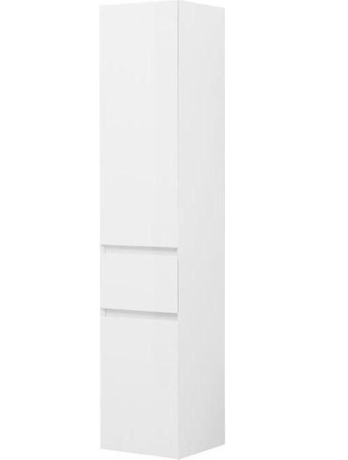 Шкаф-пенал для ванной Aquanet Йорк 35 L белый глянец 00209143