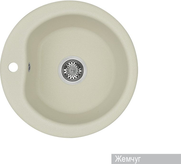 Кухонная мойка Aquaton Мида 1A712732MD240 жемчуг