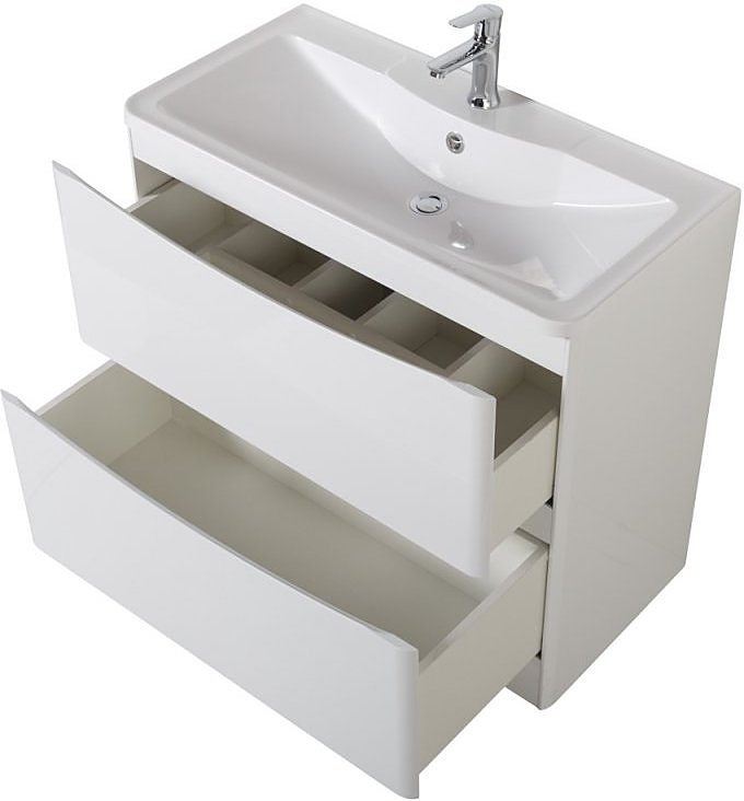 Раковина BelBagno  80 прямоугольная (BB800/455-LV-MR-ALR)