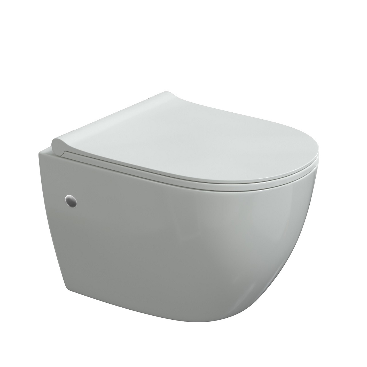 Унитаз подвесной BERGES OKUS 48 см., сиденье дюропласт Toma Slim SO, микролифт, быстросъем