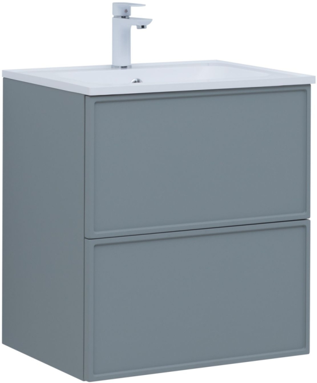 Тумба под раковину Aquanet Арт 60 мисти грин 00313274