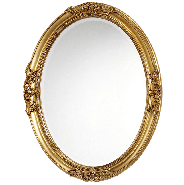 Зеркало овальное 62x82 Caprigo PL030-VOT бронза