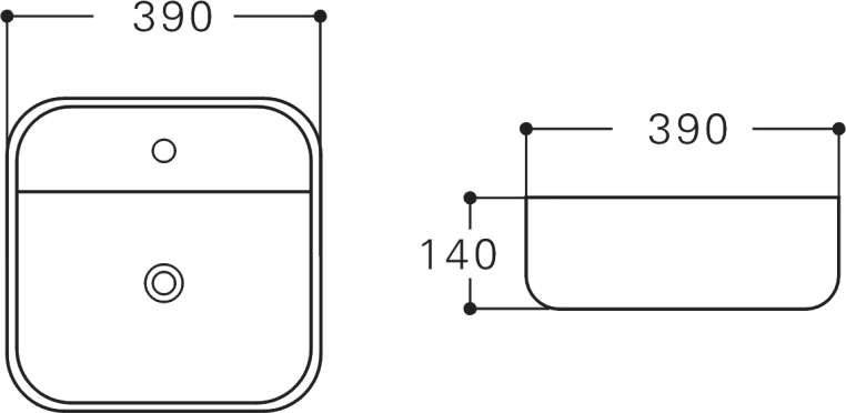 Тумба с раковиной Stworki Ноттвиль 60 белая, без выреза под смеситель