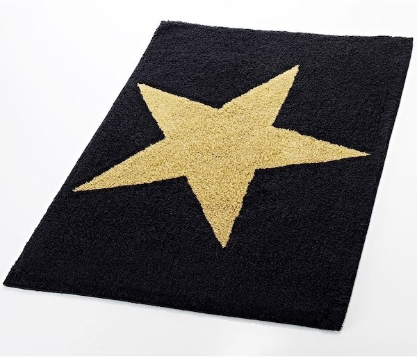 Коврик для ванной Ridder Star 55x50 712804 черный