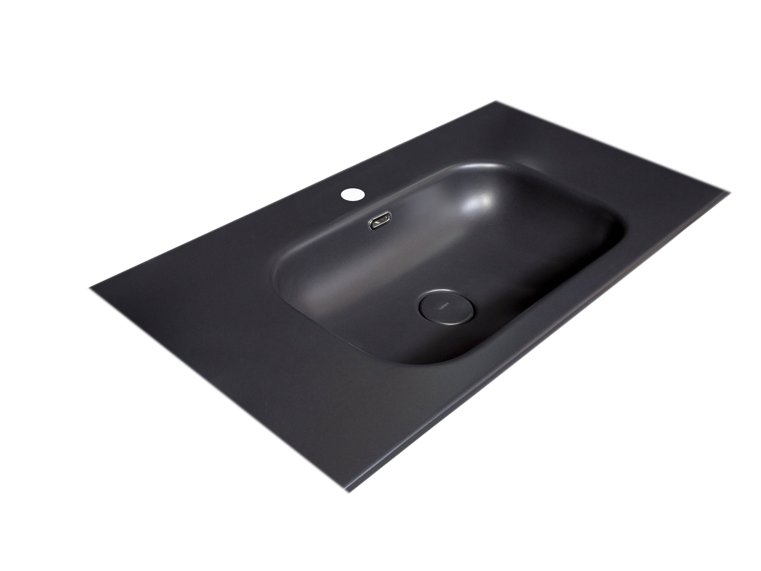 Столешница моноблок Vallessi 80 антрацит керамика