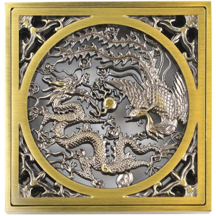 Решетка BRONZE DE LUXE "Дракон" для трапа (21986)