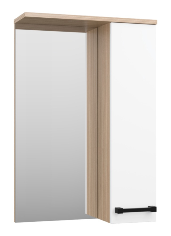 Зеркальный шкаф Misty Крафт 50 правый