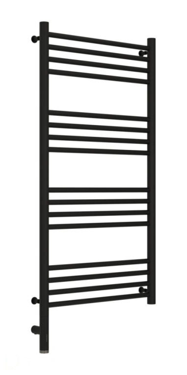 Электрический полотенцесушитель Сунержа Богема 3.0 прямая 1000x500 МЭМ Лев. матовый черный (31-5804-1050)
