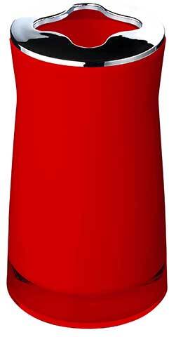 Стакан для зубных щеток Ridder Disco красный 2103206