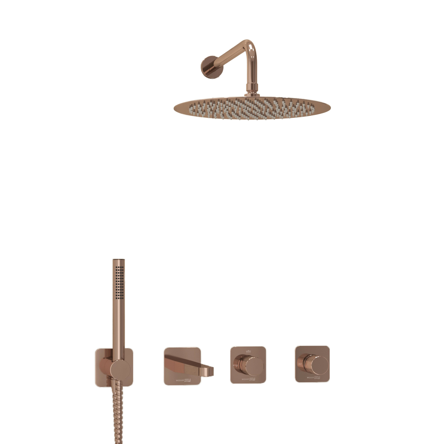 A8851.310.311.338.330.290.292.291 Встраиваемый комплект для ванны с верхней душевой насадкой, лейкой