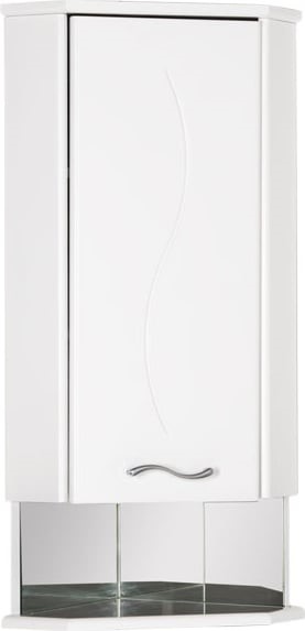 Шкаф угловой Aquanet Моника 35 см 00186781 R белый