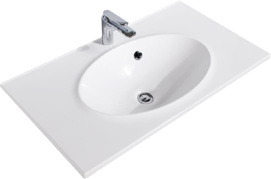 Раковина BelBagno Onda 90 см BB900/500-LV-MR-OND