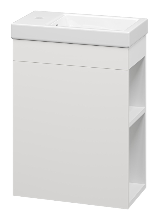 Тумба под раковину Misty Мини 40 с открытыми полками подвесная