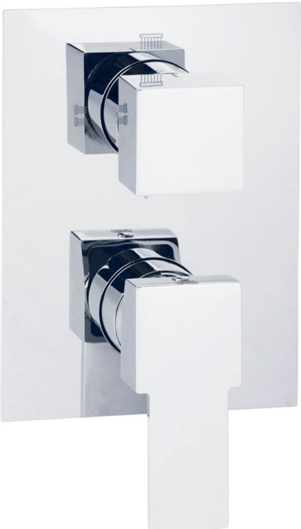 Смеситель скрытого монтажа Migliore Kvant 18785 3-х позиционный с девиатором хром