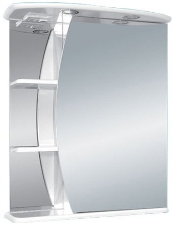 Зеркальный шкаф R Misty Луна 60 Э-Лун02060-01СвП с подсветкой