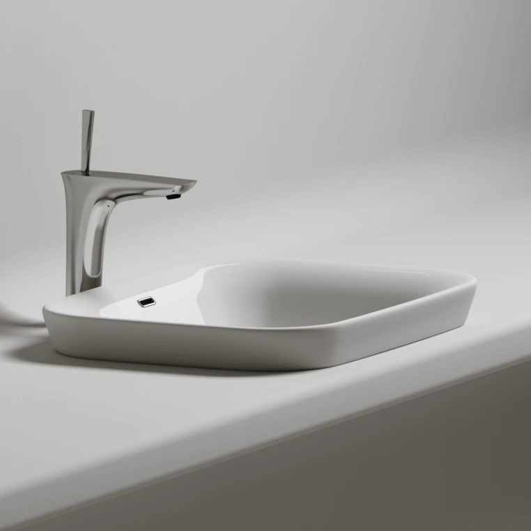 Раковина встраиваемая сверху Ceramica Nova Element прямоугольная CN6041