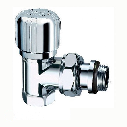 Far Вентиль термостат. угловой, серебро LadyFAR 1/2" ВР, EPDM (FL 0118 12P)