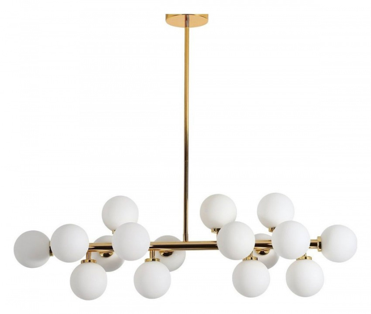 Люстра на штанге LUMINA DECO Marsiada LDP 6033-16 GD