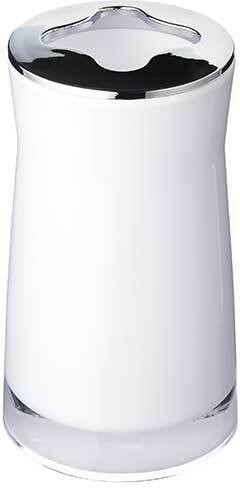 Стакан для зубных щеток Ridder Disco белый 2103201