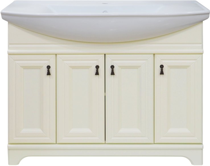 Тумба под раковину Misty Лувр 105 (П-Лвр01105-1014) слоновая кость