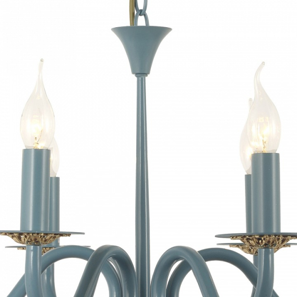 Подвесная люстра Arti Lampadari Pontone Pontone E 1.1.6 BLUE