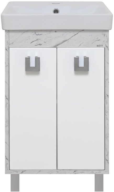 Тумба с раковиной Misty Мия 45 (П-Ми01045-012+1WH501630)