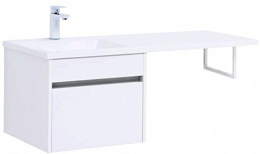 Тумба под раковину Aquanet Токио 110 см 00236915 L белая