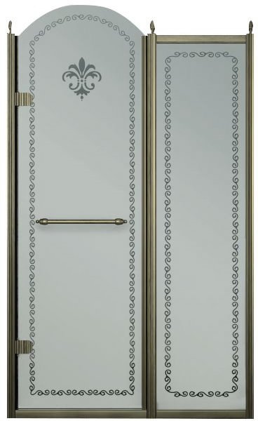 Душевая дверь Cezares Retro 120x195 RETRO-B-11-120-CP-Br-R
