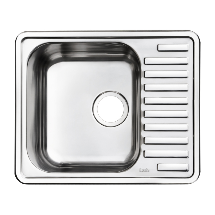 Кухонная мойка IDDIS Strit STR58SDi77 хром 585x485 см