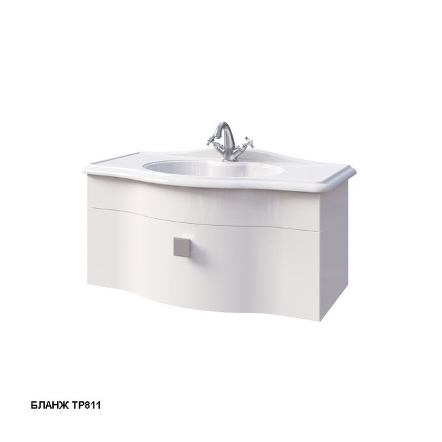 Тумба под раковину Caprigo Nokturn 90 см бланж 1313-TP811