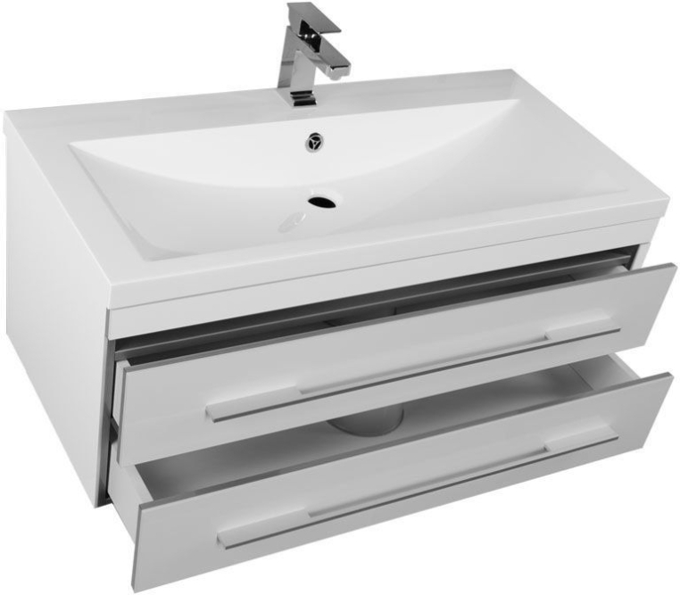 Мебель для ванной Aquanet Верона 100 белый (раковина Нота 158753) 00175467