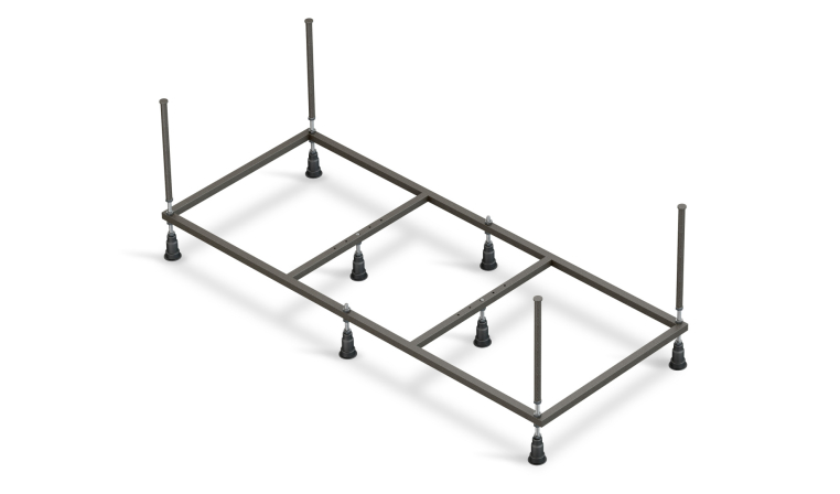 Каркас для ванны Cersanit Santana 170 см NEW (K-RW-SANTANA*170n)