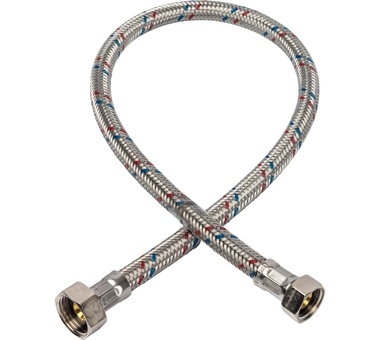 Гибкая подводка для воды STOUT ВР 1/2 х ВР 3/8 длина 600 мм (SHF-0106-081510)