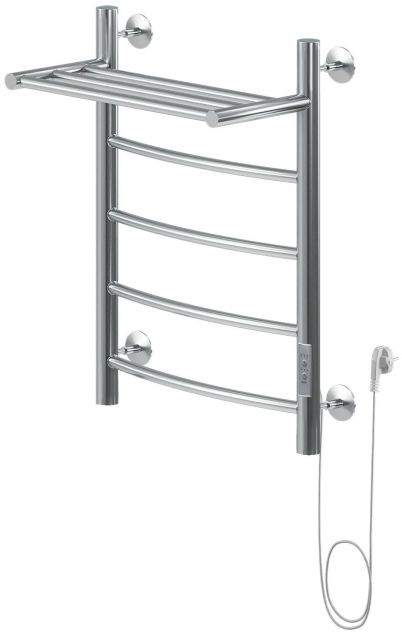 Полотенцесушитель электрический Aquanet Romeo 60х50 Тэн справа, с полкой 00281990