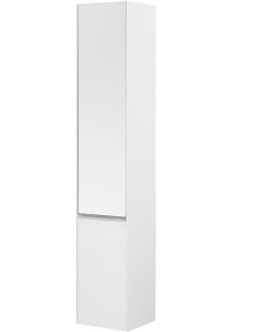 Шкаф-пенал для ванной Aquanet Гласс 35 L белый 00249946