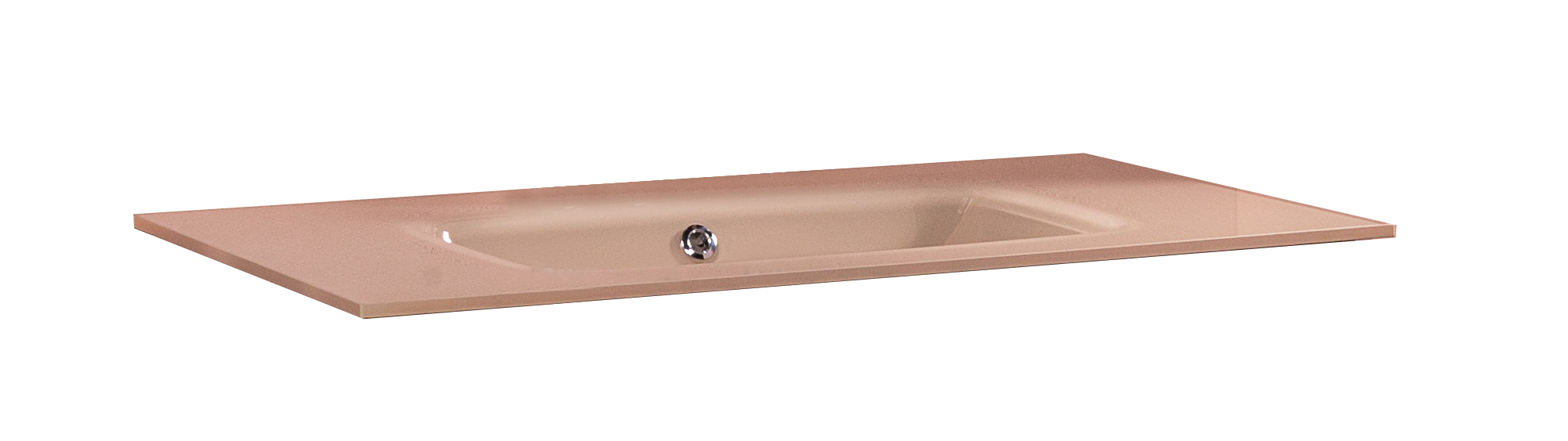 Столешница стекло 80см моноблок CAPPUCINO monaco