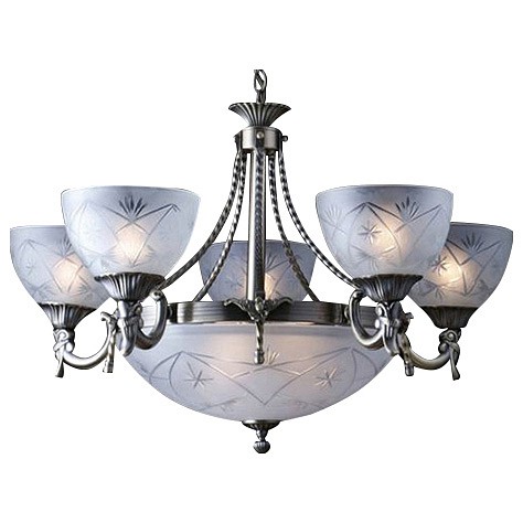 Подвесная люстра Eurosvet Kleo 60006/8 античная бронза