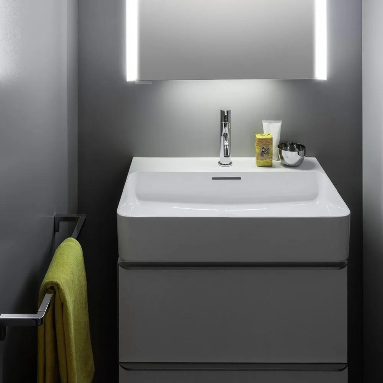 Раковина накладная Laufen Val 75x42 8.1028.5.000.104.1 с отверстием под смеситель