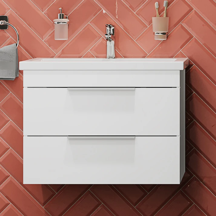 Тумба с раковиной Stworki Копенгаген 70 белая