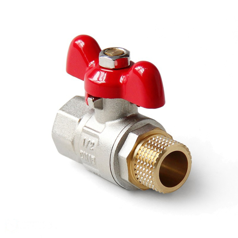 Кран шаровой Pro Aqua 1/2F-1/2M НВ (бабочка) FWB61-m15-f15x (FWB61-m15-f15x)