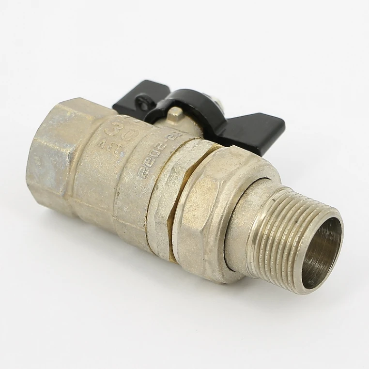 Кран Pride LD НВ 3/4" полнопроходной бабочка с разъемным соединением (LD 47.306.20)