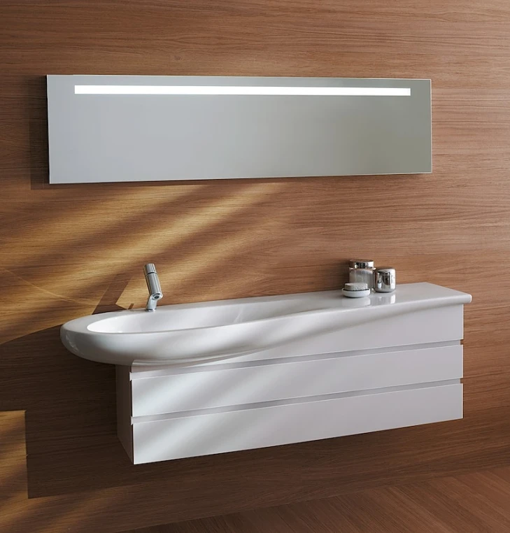 Раковина-столешница Laufen IL Bagno Alessi 160x50 8.1497.1.400.104.1