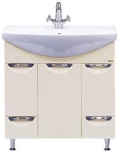 Тумба под раковину Misty Орхидея 85 П-Орх01085-0312Я